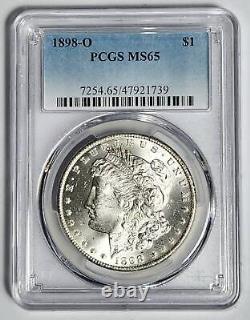 1898 O Morgan Silver Dollar PCGS MS-65
