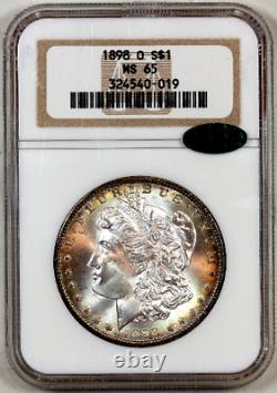 1898-o Ms65 Ngc Cac Morgan Silver Dollar Pq! Superb Eye Appeal
