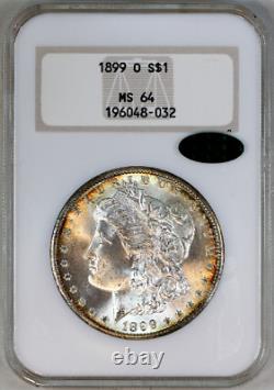 1899-o Ms64 Ngc Cac Morgan Silver Dollar Pq! Old Fatty Holder