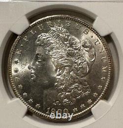 1900 Morgan Silver Dollar Silver Coin NGC MS65 Lustrous Beauty