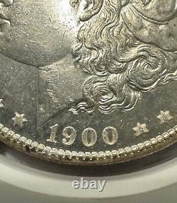 1900 Morgan Silver Dollar Silver Coin NGC MS65 Lustrous Beauty