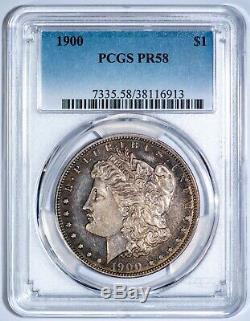 1900 Rare Morgan PCGS PR58 Silver Dollar PROOF, Only 912 Minted