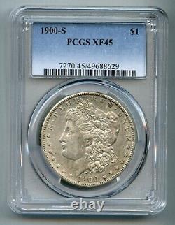 1900 S Morgan Silver Dollar PCGS XF 45