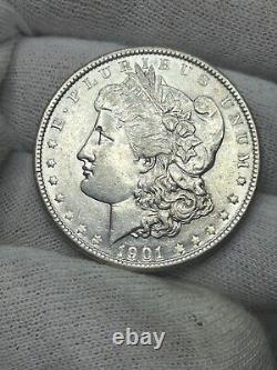 1901 Morgan Silver Dollar AU/UNC