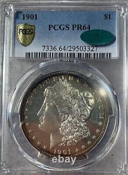1901 PCGS/CAC PR64 Morgan Silver Dollar