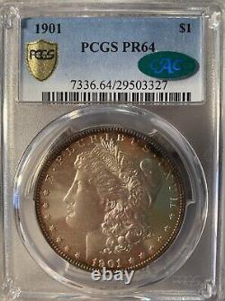 1901 PCGS/CAC PR64 Morgan Silver Dollar