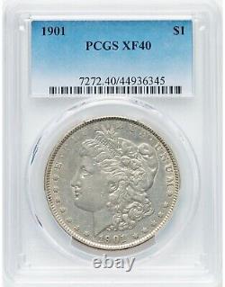 1901 PCGS XF40 Morgan Silver Dollar 936345