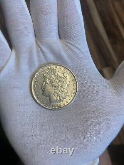 1901 morgan silver dollar au