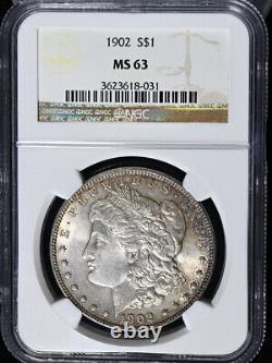 1902-P Morgan Silver Dollar NGC MS63 Nice Eye Appeal Nice Strike