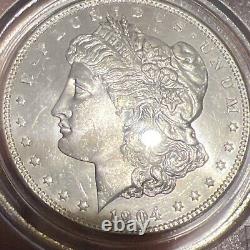 1904 O Morgan Silver Dollar PCGS MS63 Beauty MS 63 Coin VTG OGH