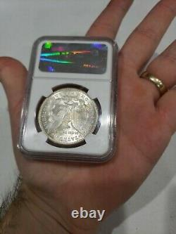 1921 D morgan silver dollar MS62? FOLLOW US? NGC
