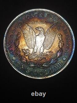 1921 Morgan Dollar Bu Monster Toned