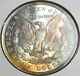 1921 Morgan Silver Dollar Toned Toning Philadelphia Mint Cc445
