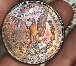 1921-S Morgan Silver Dollar Monster Toned. Watch Video