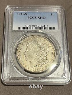 1921-S U. S. MORGAN Silver Dollar PCGS CERTIFIED GRADED MS 40
