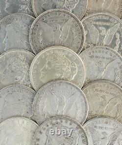1921 Silver Morgan Dollar Cull Lot of 10 S$1 Coins