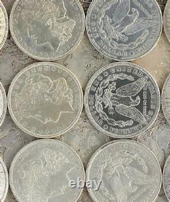1921 Silver Morgan Dollar Cull Lot of 5 S$1 Coins