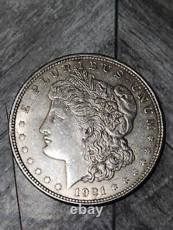 1921 morgan silver dollar, RARE, E PLURIBUS UNUM! NO mint mark! Will Ship Fast