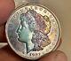 1921 Morgan Silver Dollar Toned Rainbow. Mrg04