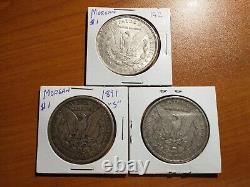 $1 One Silver Dollar 1891 1897 1921 S O Vintage Coin United States Last Morgan