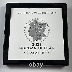 2021-CC Morgan Silver Dollar Carson City In OGP DEFECTIVE READ