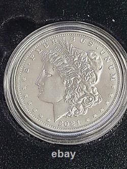 2021-D Morgan Silver Dollar withOGP & COA