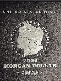 2021-D Morgan Silver Dollar withOGP & COA