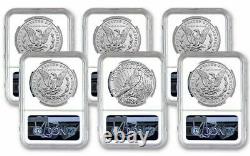 2021 MORGAN/PEACE DOLLAR 6 SET NGC MS70 First Releases P/D/S/O/CC Privy Presale