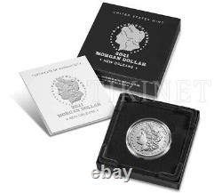 2021 Morgan Silver Dollar with O Privy Mark in US Mint Box