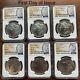 2021 Morgan And Peace Dollar 100th Anniv 6 Coin Set Ngc Ms70 First Day Of Issue