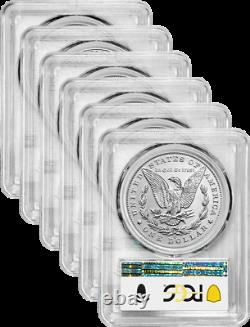 2021 Morgan and Peace Dollar 100th Anniv 6 Coin Set PCGS MS70 First Day of Issue