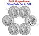 2021 Morgan And Peace Dollar 6 Coin Set Cc O D S P Confirmed Orders (pre-sale)