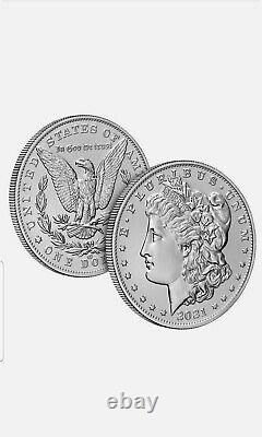 2021 Morgan silver dollar with CC PRIVY MARK Confirmed order PRE-SALE