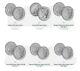 2021 Peace & Morgan Cc, O, S, D, P Silver Dollars 6 Coin Set! - Ships Oct/nov
