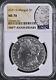 2021 D Morgan Silver Dollar Ngc Ms 70 100th Anniversary With Ogp And Coa
