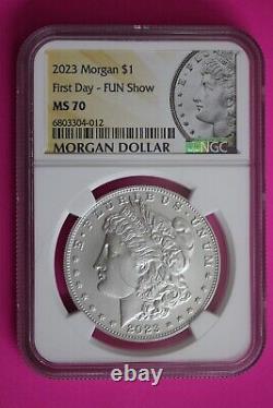 2023 MS 70 Morgan Silver Dollar NGC Fun Show First Day Issue Certified OCE 996