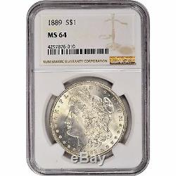 (20) 1878-1904 $1 Morgan Silver Dollar NGC MS64 (Random Years)