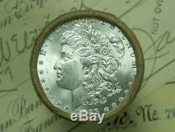 $20 BU Morgan Roll UNC Silver Dollar 1889 & CC Morgan Dollar Ends Pre 21