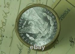 $20 BU Morgan Roll UNC Silver Dollar 1889 & CC Morgan Dollar Ends Pre 21