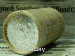 $20 BU Morgan Roll UNC Silver Dollar CC & CC Morgan Dollar Ends Pre 21 Coins