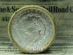 $20 BU Morgan Roll UNC Silver Dollar CC & CC Morgan Dollar Ends Pre 21 Coins