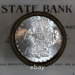 $20 Silver Morgan Dollar Roll 20 Bu Uncirculated Morgans 1898 & Cc-mint Ends