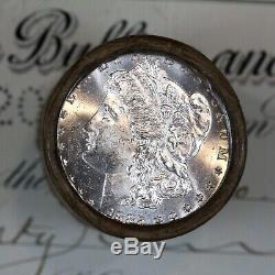 $20 Silver Morgan Dollar Roll 20 Uncirculated Morgans 1885 & Cc-mint Ends