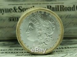 $20 Silver Morgan Roll UNCIRCULATED Silver Dollar Dollars 1879 & CC Ends Pre 21