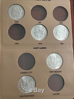 23 Coin Near COMPLETE 1878-1921 Morgan Silver Dollar Date/Mint Set O S P CC