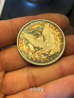 2 Toned Morgan Dollar, BU 1879S & 1881S UncirculatedCollectible Currency Silver