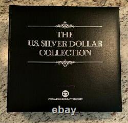 35 Coin Complete Morgan and Peace Dollar US Postal Commemorative Date, Stamp Set