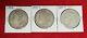 3-morgan Silver Dollars Circulated Condition 90% Silver1882, 1883-o, 1900-o