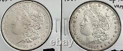 8- U. S. Morgan Silver Dollars 1880-1904