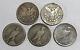 A Lot Of 5 Cull Condition Us $1 Silver Morgan & Peace Dollars